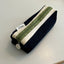 Clam Round Pencil Case [Navy and Green] | Pen Pouch