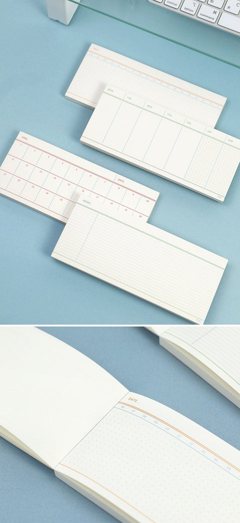 A5 Flat Notepad S [4types]