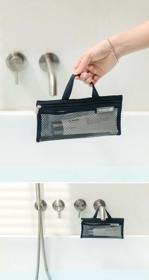 Travelus_Mesh Pouch Slim Long v.5 [4colors]