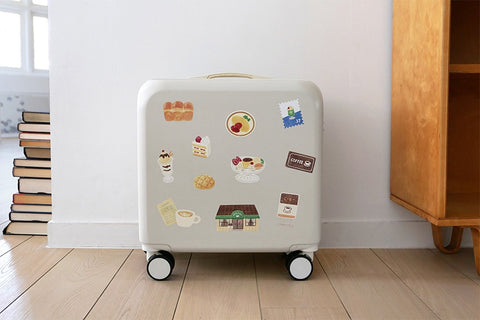 Planner Seal Stickers [1535 happy in the cafe]