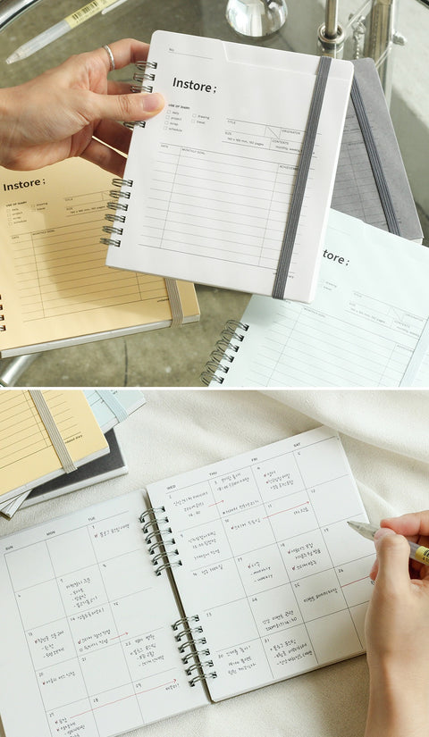 Instore ; Weekly Planner [4colors]