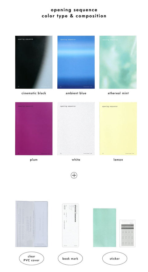 2027 Opening Sequence Weekly Planner [6types] | Weekly Diary
