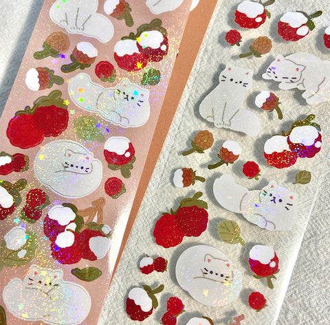 Seal Sticker [Snow Berry Cat]