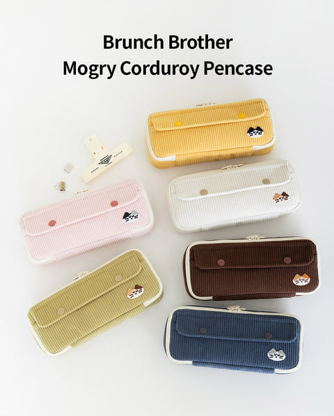 Brunch Brother Mogry Corduroy Pencil Case [6colors] | Pen Pouch