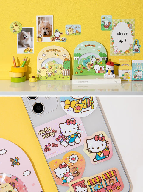 Sanrio Glitter Sticker Pack [8types]