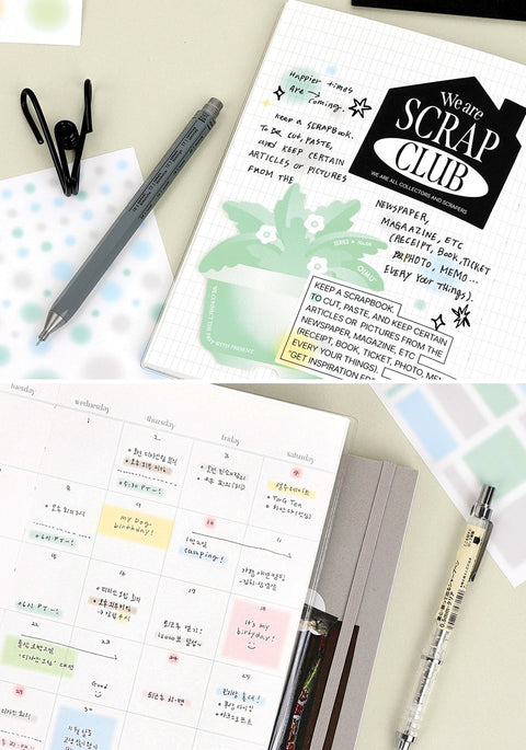 This & That Transparent Blur 4types All-in-One Sticker Pack | 12sheets