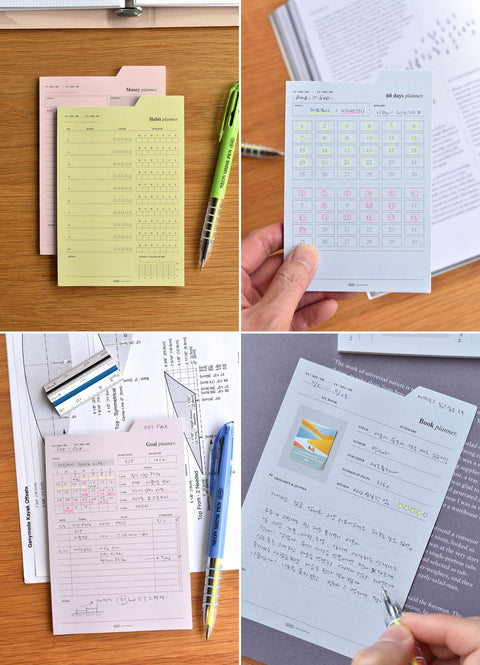 Index Planner Sticky Notes [12types] Sticky Memo