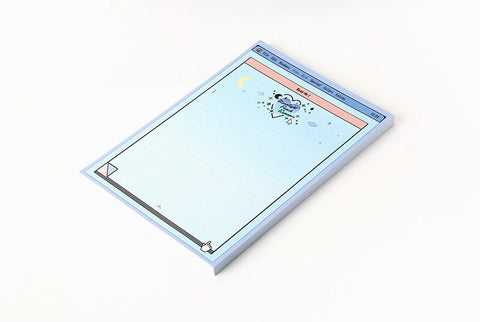 A5 Moonlight Memo Pad Blue