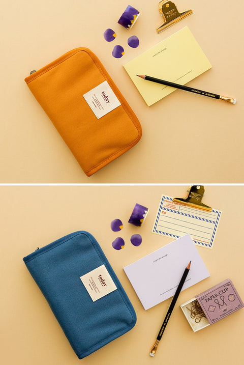 Canvas Multi Storage Pencil Pouch [3colors] | Mini Pouch