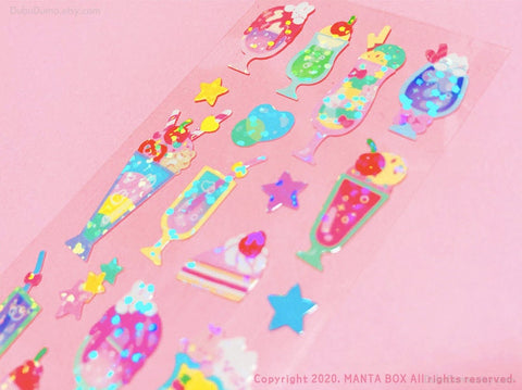Twinkle Deco Sticker [Parfait and Soda]