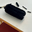 Clam Round Pencil Case [Fur Black Stripe] | Pen Pouch