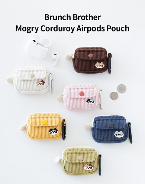 Brunch Brother Mogry Corduroy AirPods Pouch [6colors]