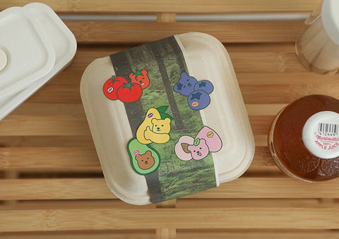 Jelly Bear Roll Sticker [01 Fruit] | Gummy Bear