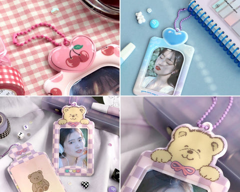 ICONIC Sugar Photo Card Holder [4types] | Key Ring