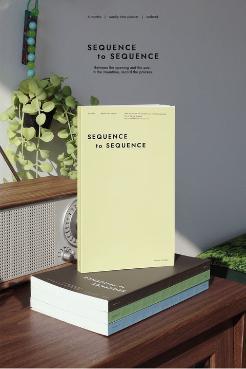 Sequence to Sequence Weekly Planner (6months) [4types]