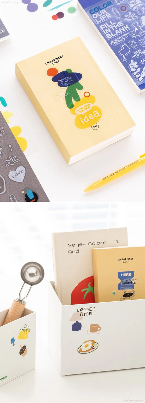 LIFE&PIECES Sticker Collection Pack [3types] | 6sheets