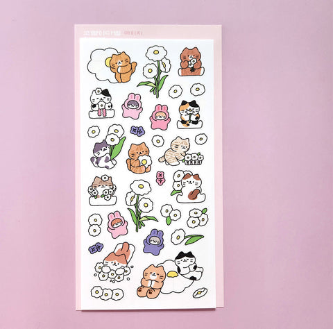 Daisy Seal Sticker | Kitty