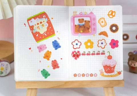 Jelly Bear Masking Tape | Bear Sticker