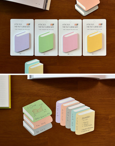 Sticky Memo Library [8colors] | Book Sticky Note