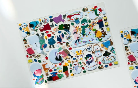 Making a Snowman Seal Sticker | Deco Sticker