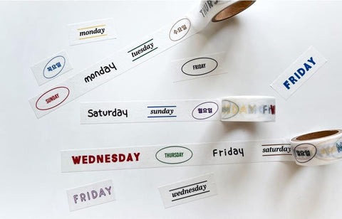 What day of the week Masking Tape