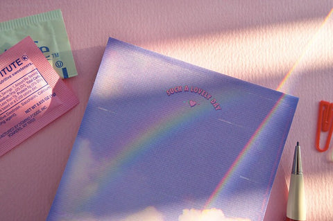 Such a Lovely Day Memo Pad | Rainbow Notepads