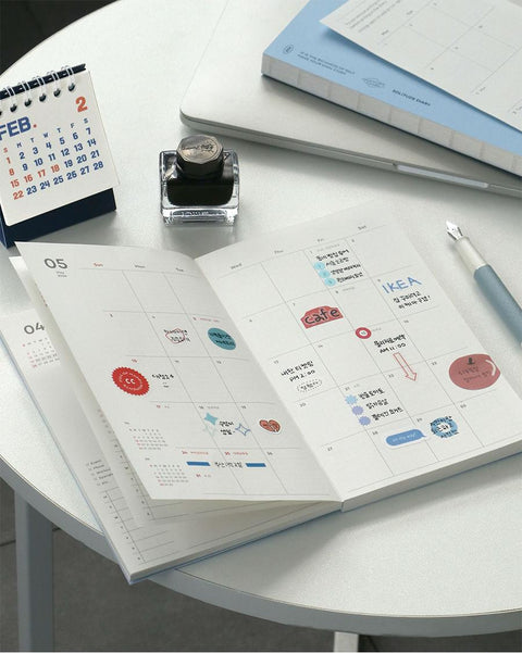 2026 Solitude Diary Weekly Planner [4colors]