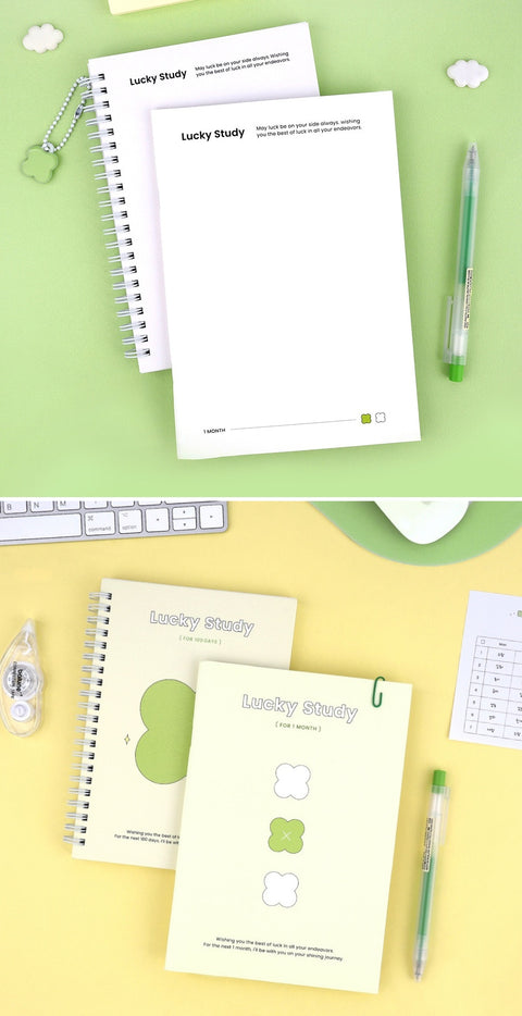 Lucky Study Planner _ 1 month [3types]