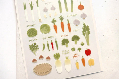Planner Stickers [1201 farm fresh veggies]