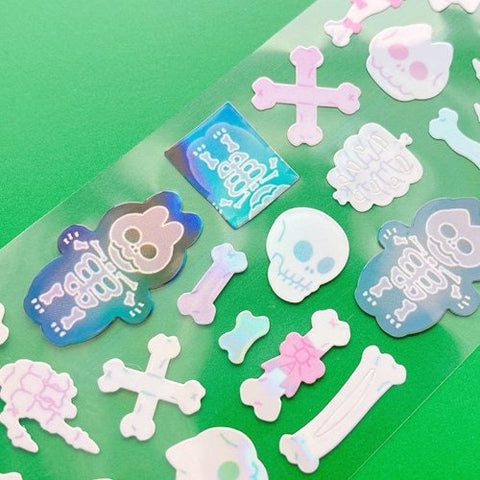 Twinkle Deco Sticker [Bone]