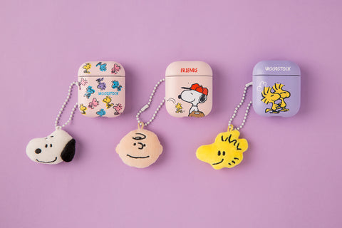 Peanuts Snoopy Friends Face Key Ring [3types] | Charlie, Woodstock, Snoopy