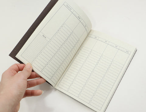 1/2 Year Weekly Time Planner [2colors] | Undated Planner