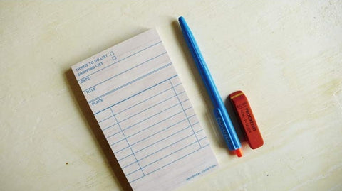 To Do List Memo Pad [Red] | Checklist Notepad