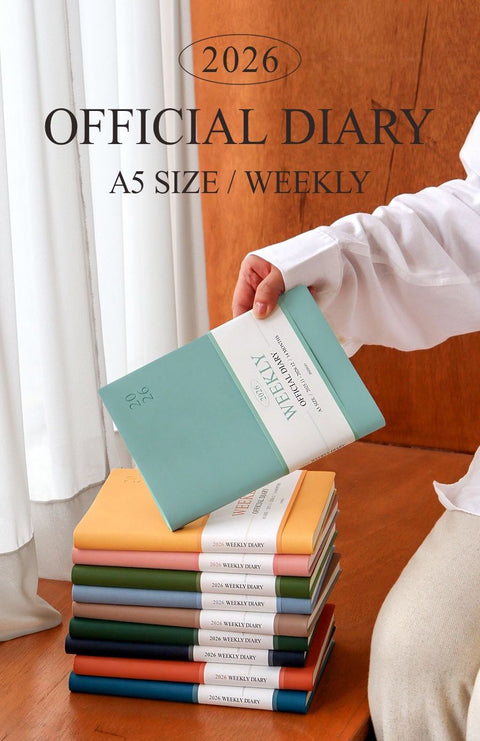 2026 Official A5 Weekly Planner [10colors] | Weekly Diary