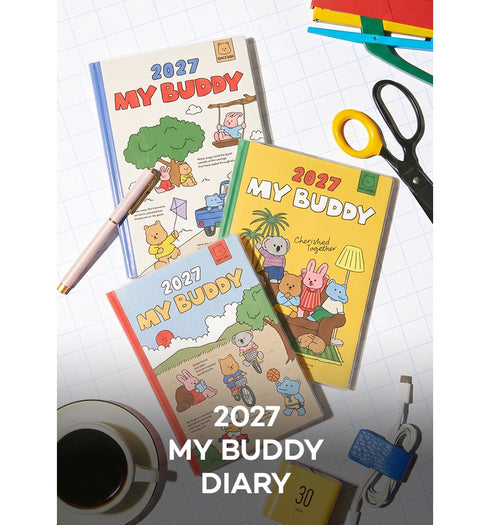 2027 My Buddy Weekly Planner [3colors] | 2027 Weekly Diary