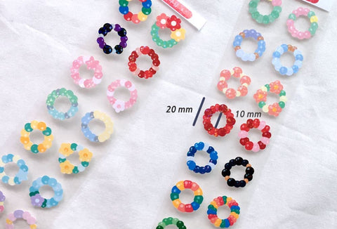 Beads Ring Seal Sticker [2types] | Planner Deco Sticker