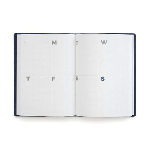 Plan Grid Journal Weekly Planner [charcoal]