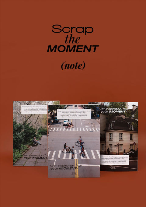 Scrap the Moment Notebook [3types] | Grid Line Blank