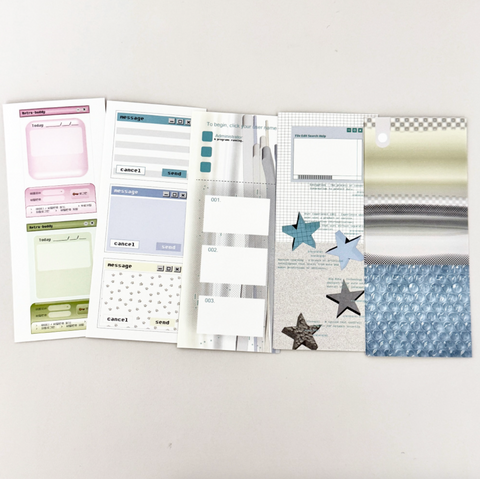 Retro Digital Memo Sticker Pack
