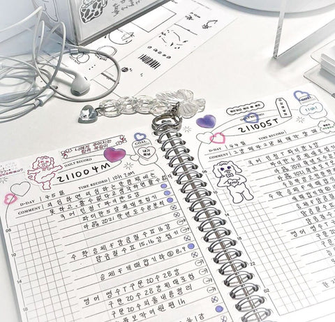 Check My Vibe Daily Planner [Check My Purple]