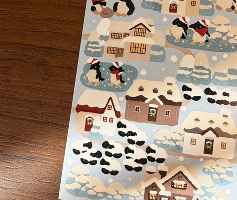 Penguin Seal Sticker [Snowy Village]