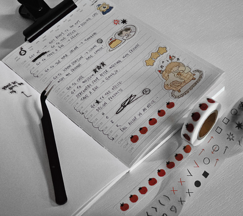GLEN Tomato Masking Tape