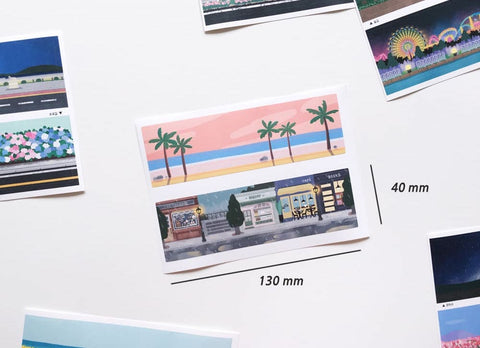 Background Scenery Sticker Set [3types]