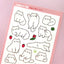 Fluffy Cat ver2 Seal Sticker | Kitty