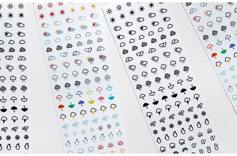 Today's Weather Icon Seal Sticker | 2sheets