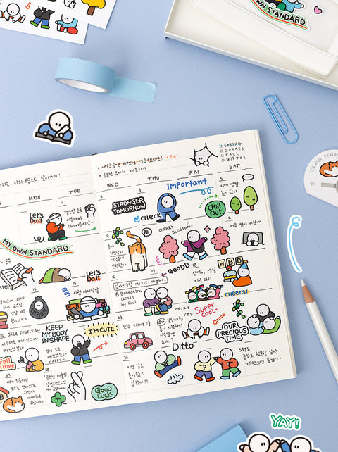 Simpler Drawing Point Sticker Pack | 6sheets