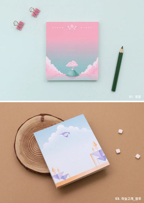 Moonlight Memo Pad v.1 | Notepad [6types]