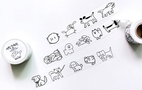 Masking Tape 10mm [Dog]