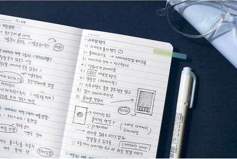 A Piece Of Point Line Notebook [5colors]