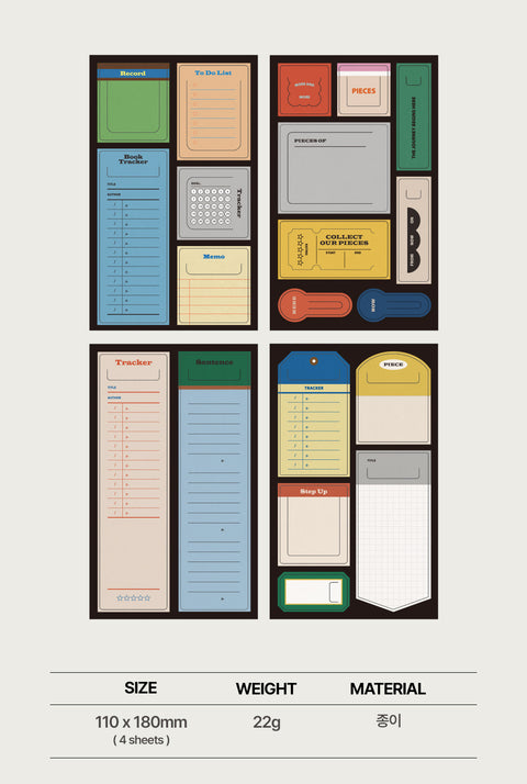 Life&Pieces Memo Bookmark